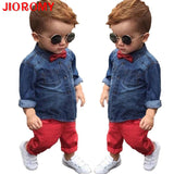 Lindo Conjunto Denim para Meninos