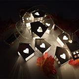 1.5M 10 LED House - Lindas Luzes para sua Decoração de Natal