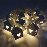 1.5M 10 LED House - Lindas Luzes para sua Decoração de Natal
