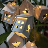 1.5M 10 LED House - Lindas Luzes para sua Decoração de Natal