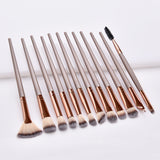 12 Pçs - Conjunto de pinceis para maquiagem