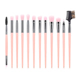 12 Pçs - Conjunto de pinceis para maquiagem