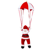 Lindo Papai Noel Caindo de Paraquedas para Decorar sua Casa.