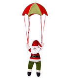 Lindo Papai Noel Caindo de Paraquedas para Decorar sua Casa.
