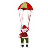Lindo Papai Noel Caindo de Paraquedas para Decorar sua Casa.