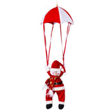 Lindo Papai Noel Caindo de Paraquedas para Decorar sua Casa.