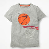 Linda Camiseta com Estampa de Basquete