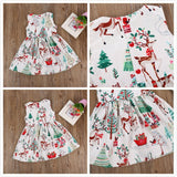 Lindo Vestido de Natal para Meninas