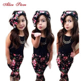 Lindo Conjunto Verão Floral - Meninas