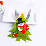Lindos Suportes de Talheres com Motivos Natalinos.