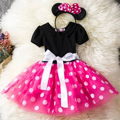 Linda Fantasia de Minnie Mouse para o seu Baby