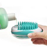 Escova com Reservatório de Shampoo para o Banho do seu Pet