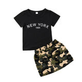 Conjunto Infantil 2pçs Camuflagem - Menina